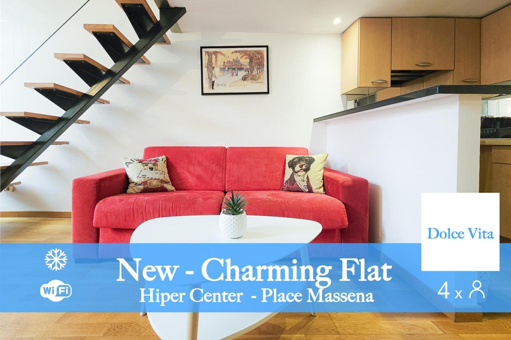 Appartement Place Massena 4Pers Hyper Center Ac à Nice Extérieur photo